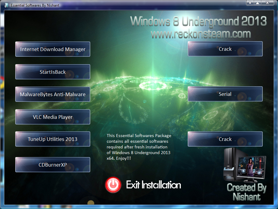 Windows 8 Underground 2013 Product Key Free