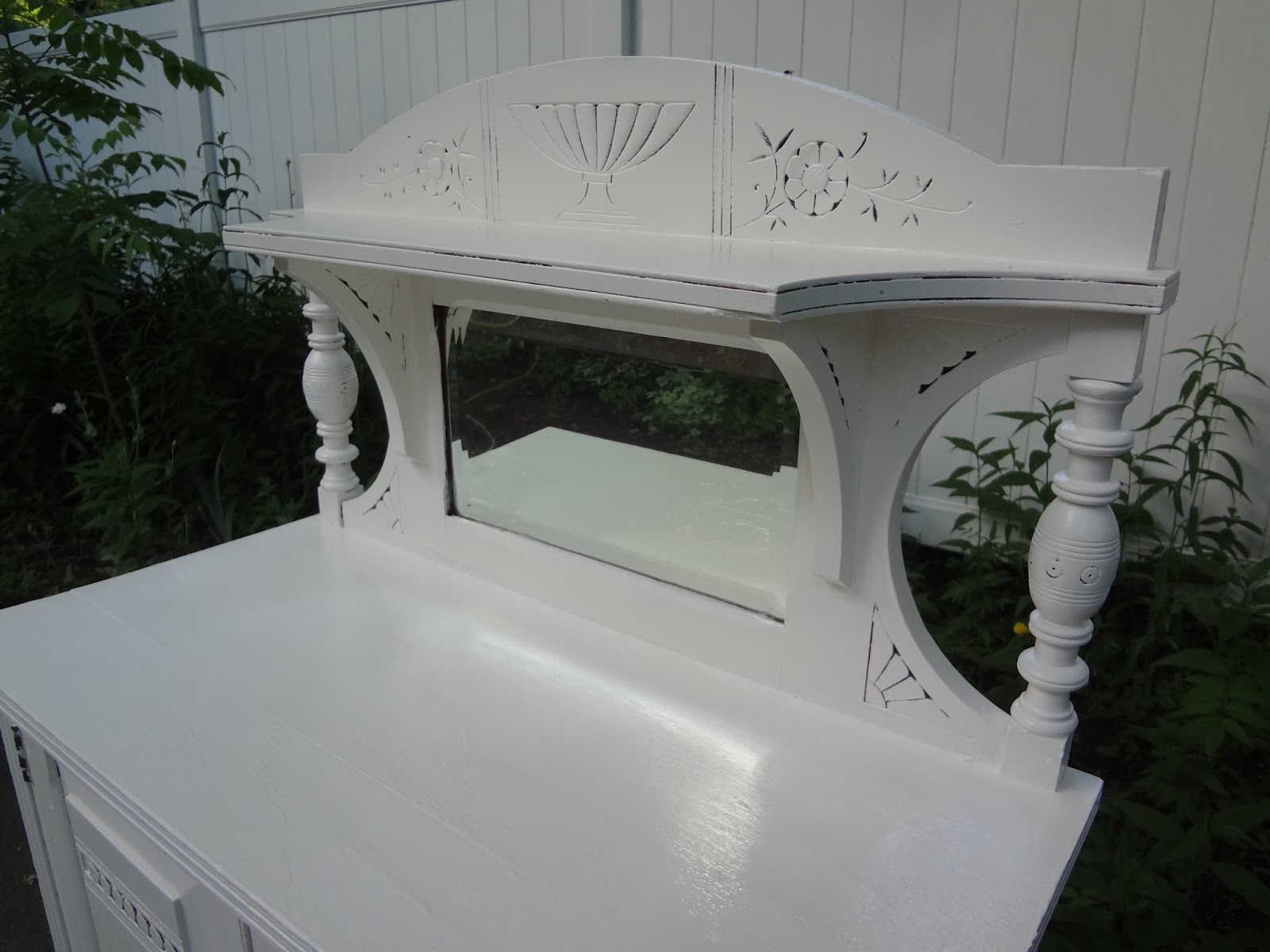 Heir and Space An Antique White Cupboard