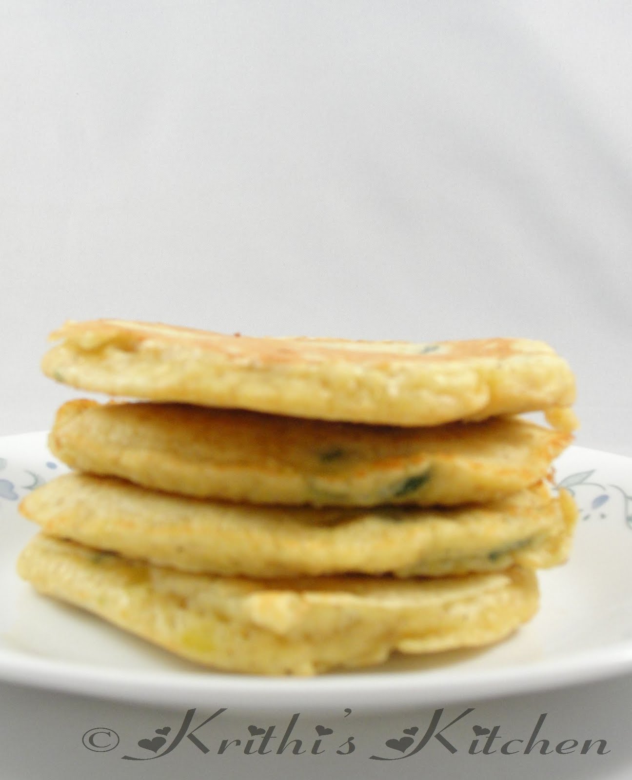 Krithi's Kitchen Quinoa Savory Pancakes
