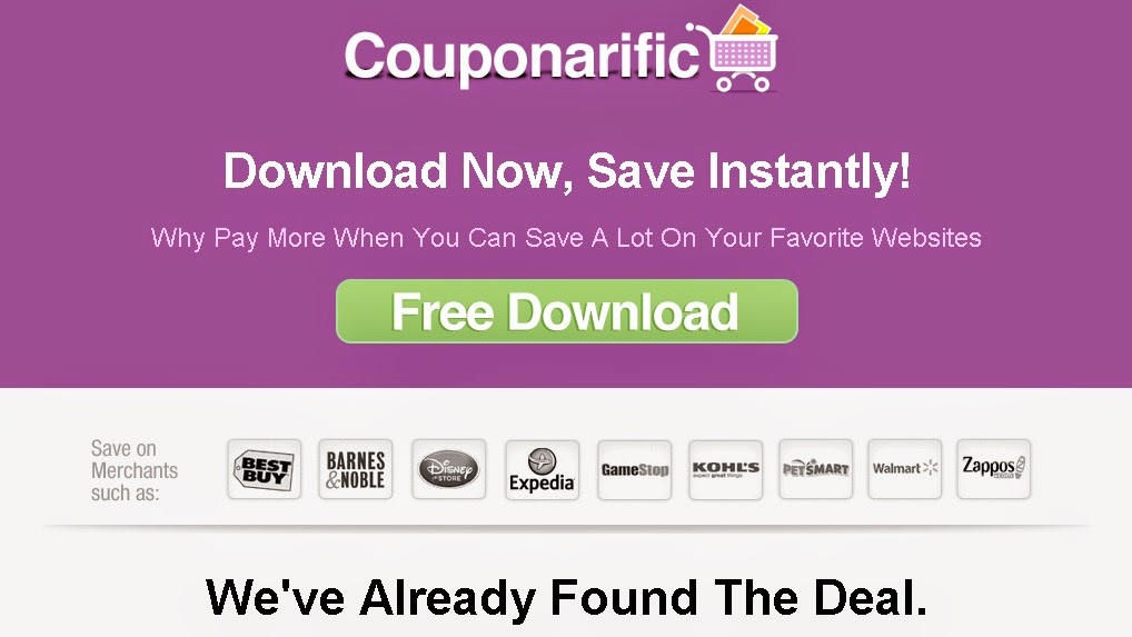 Uninstall Couponarific Ads