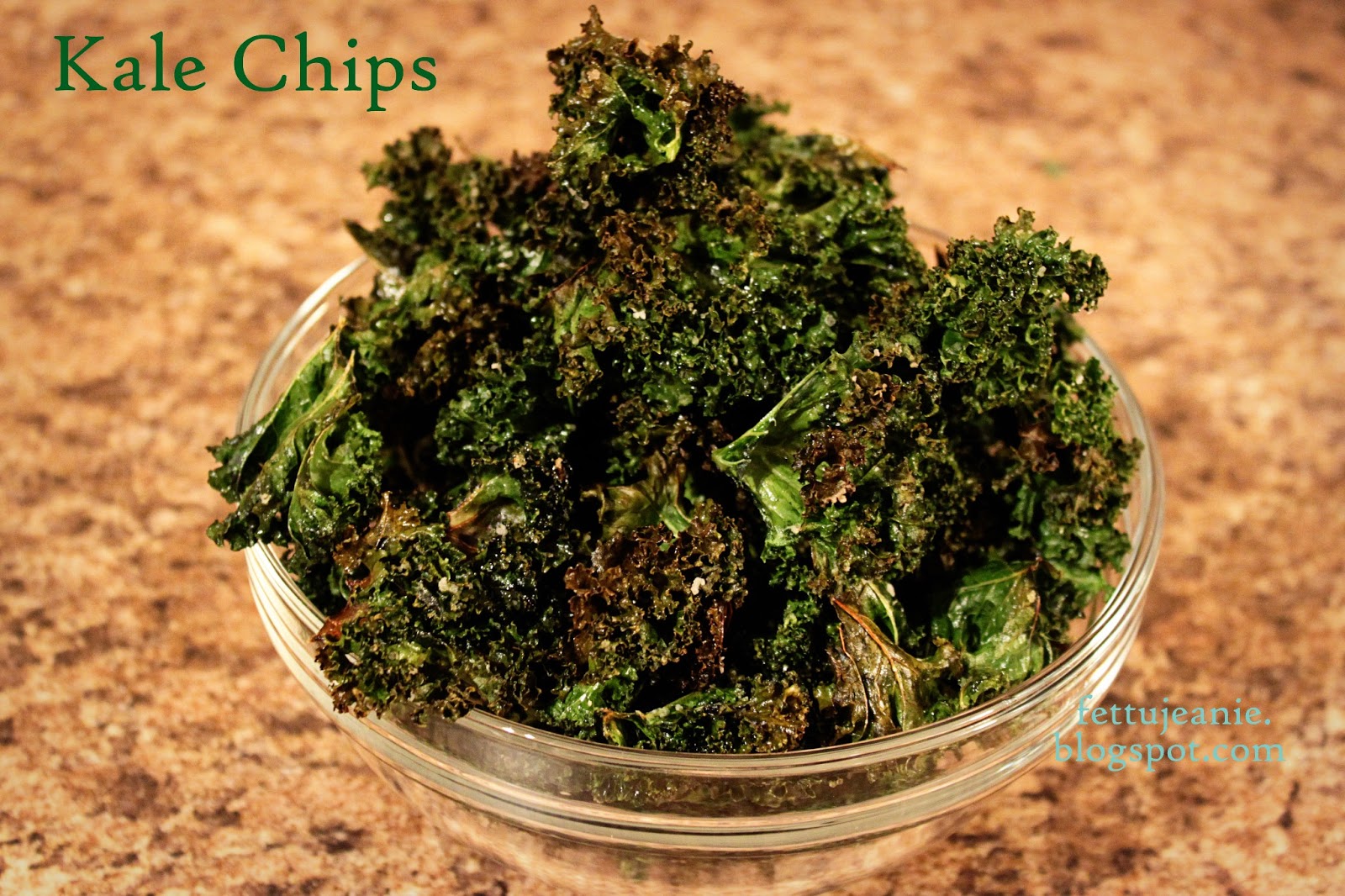 Fettujeanie Homemade Kale Chips