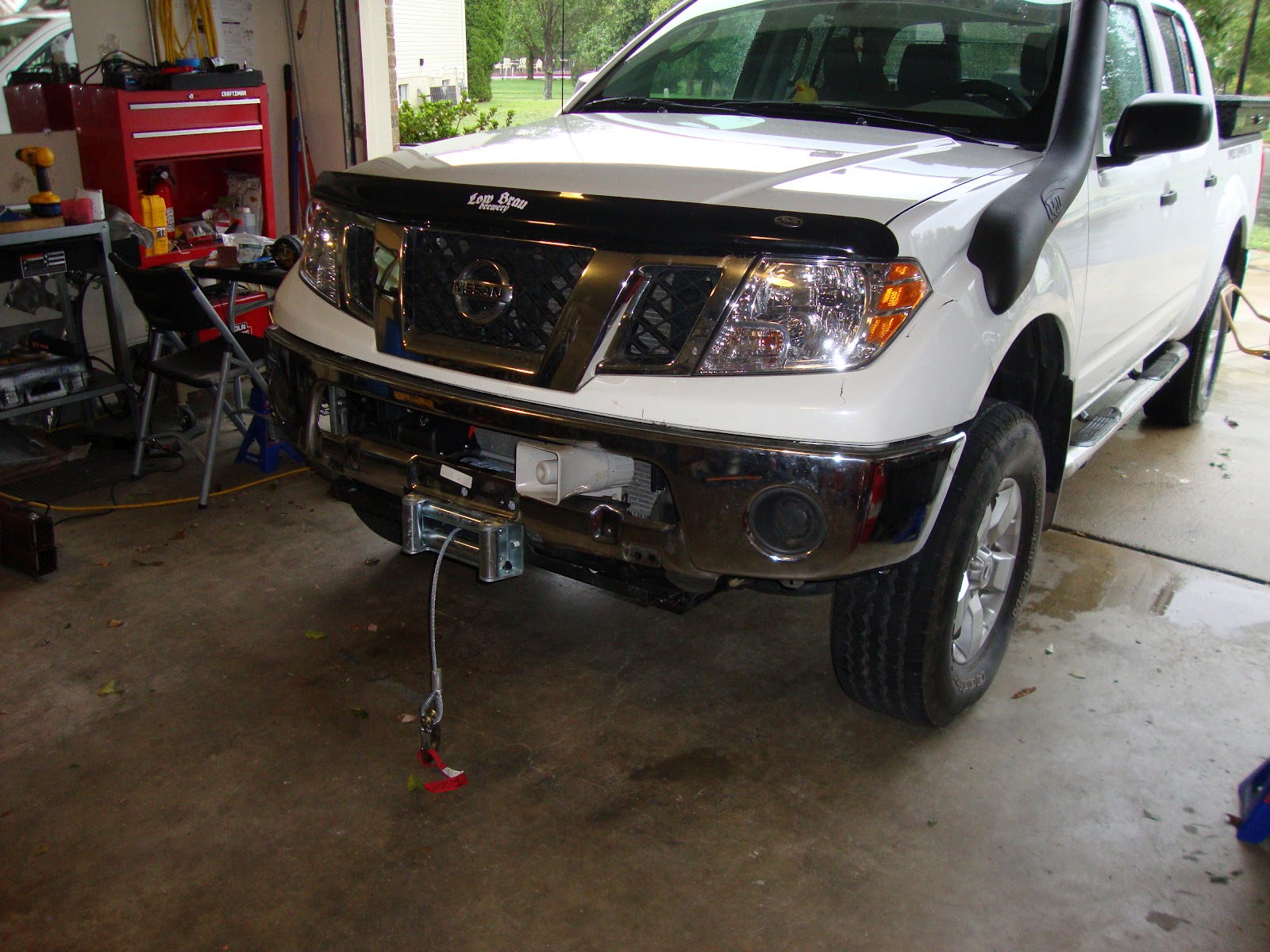 RoadTrek USA DIY Driveway Nissan Frontier Hidden Winch