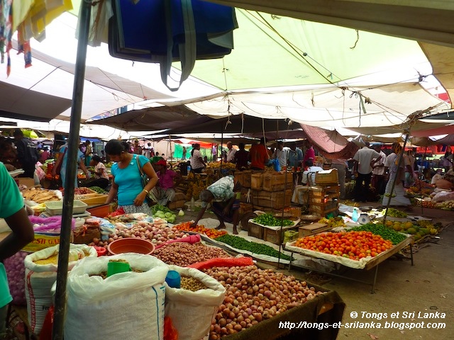 marché ouvert de Tangalle