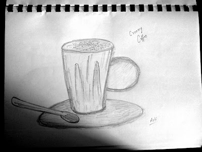 A cup of coffee sketch