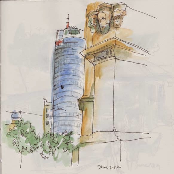 Urban Sketchers Germany Jena Am Morgen