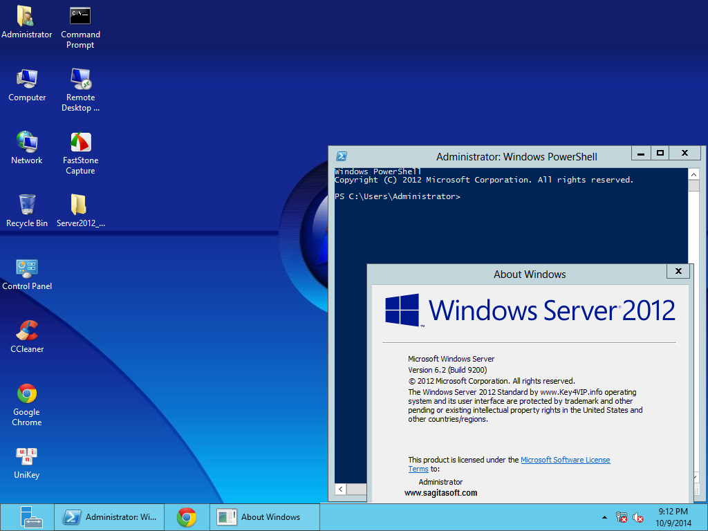 Ghost Windows Server 2012