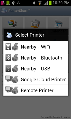 PrinterShare™ Mobile Print app screenshoot