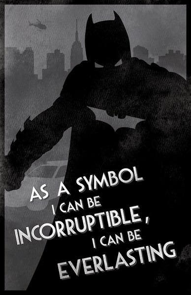 As a Symbol I can be Incorruptible,