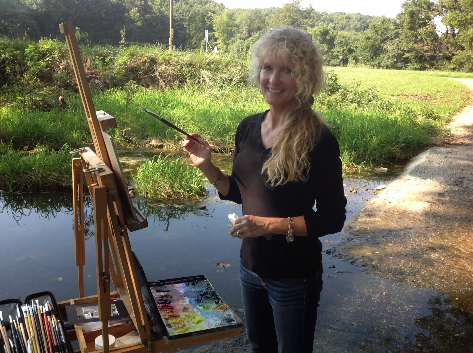 Tammie Dickerson's Artistic Journey Creek at Femme Osage