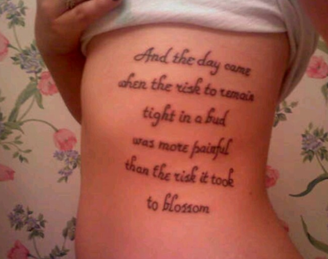 quote tattoo