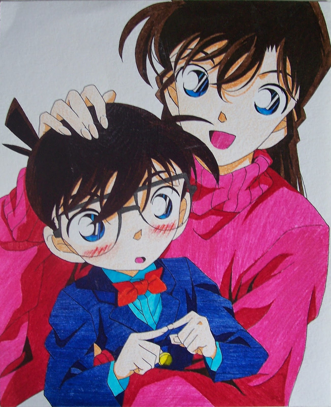 Luca Tatoli Disegnatore Disegno Draw Detective Conan E Ran