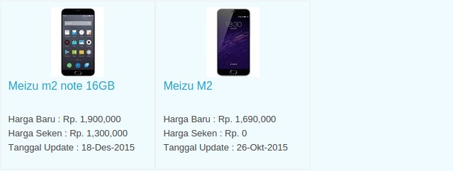 Daftar Harga Hp MEIZU Februari 2016 Daftar Harga Hp MEIZU Februari 2016