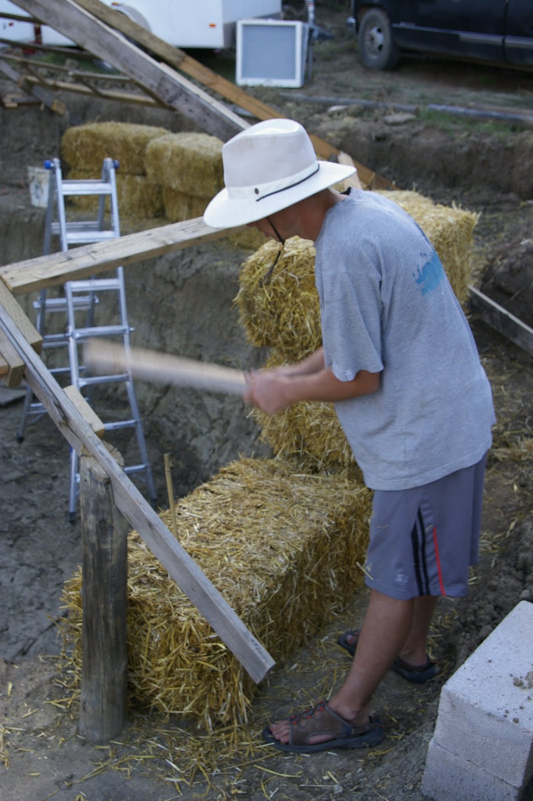 The Inspiring Journey of a Free Soul Constructing a Straw Bale Yurt