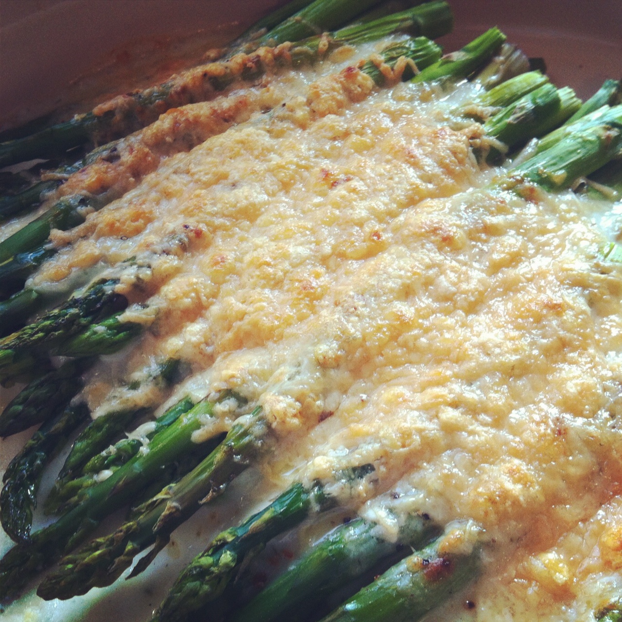 Mom Taught Us... Asparagus Gratin.