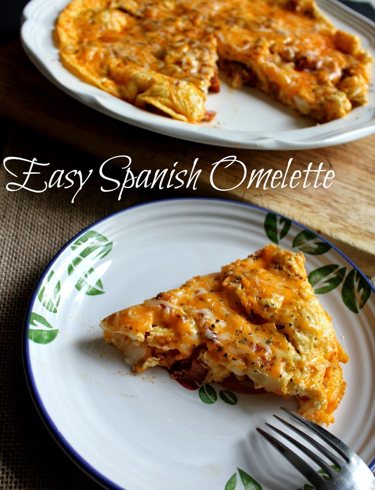 Easy Spanish Omelette. A delicious party food for all your holiday brunches! #SeasonedGreetings #ad