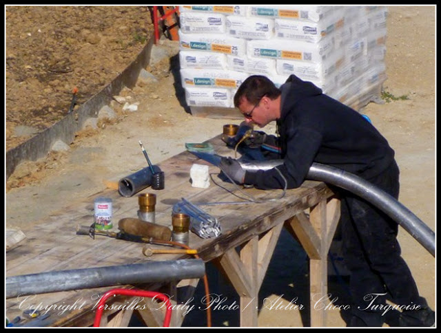 Latone fountain Versailles restoration May 2015