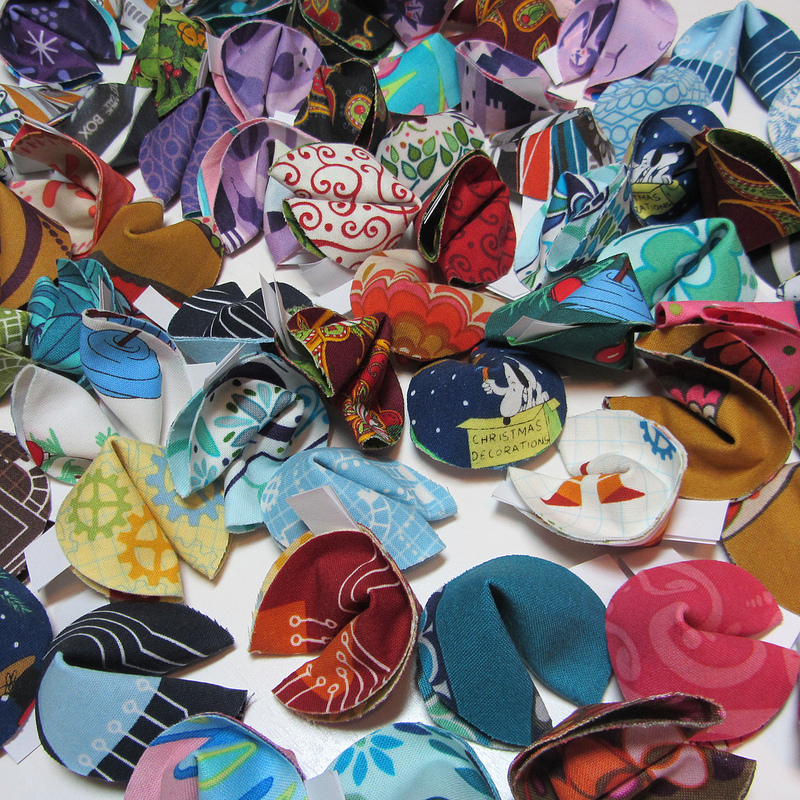On The Mend Fabric Fortune Cookie Recipe by Anna Chan of Fabric Fun