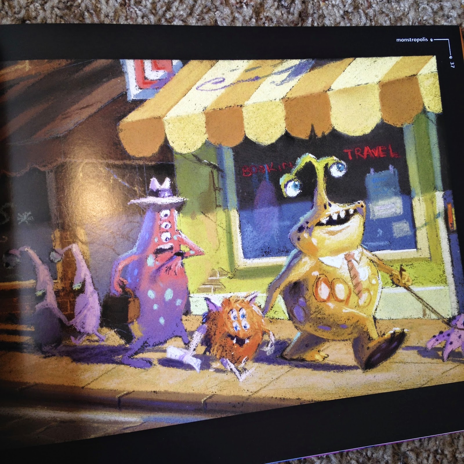 Dan the Pixar Fan Monsters Inc The Art of Book