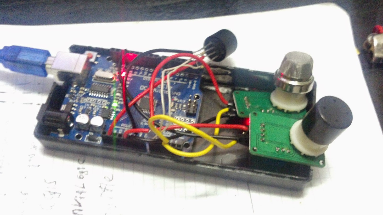 Exhaust gases multiband air quality sensor on arduino part 1 The
