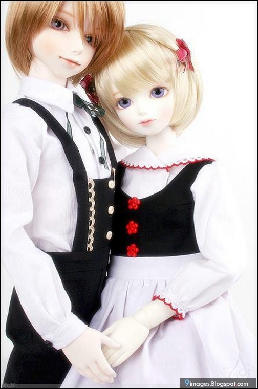 couple, doll, cute
