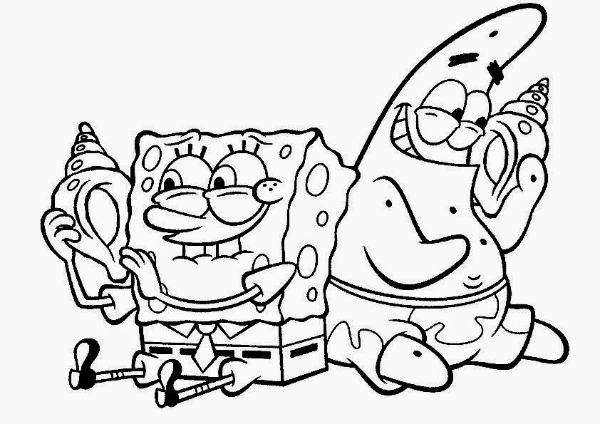 desenhos para colorir e imprimir desenhos para colorir do bob esponja