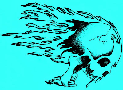metallica logo skull