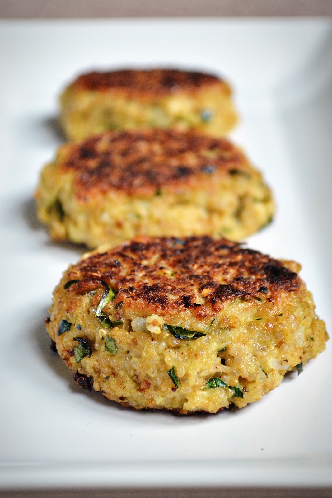 Simply Albany Quinoa Patties with Shrimp, Kale, and Feta