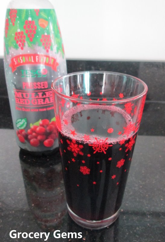 Grocery Gems Tesco Seasonal Juices Mulled Red Grape and Clementine