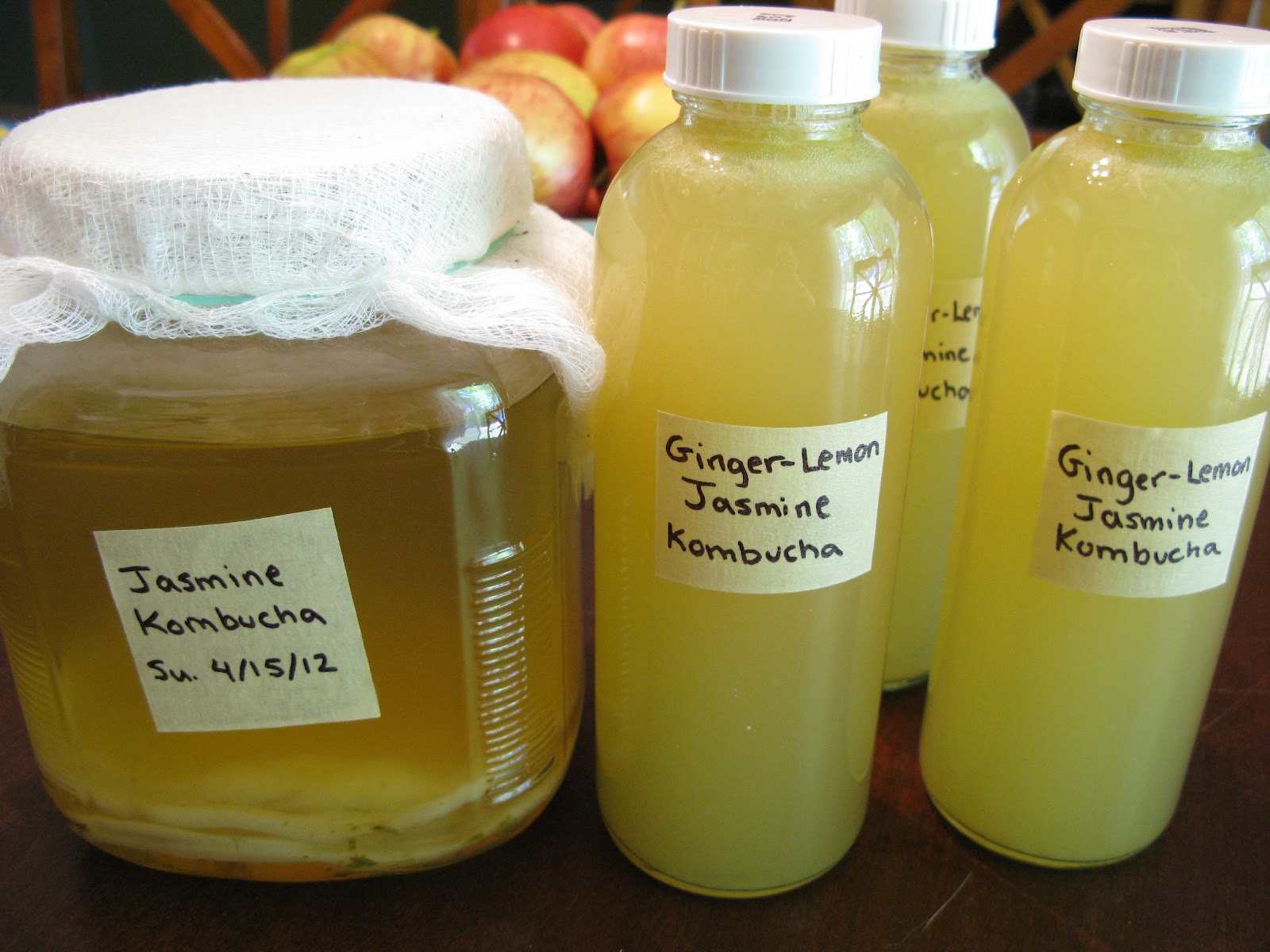 Gingerlemon Kombucha Healthy Natural