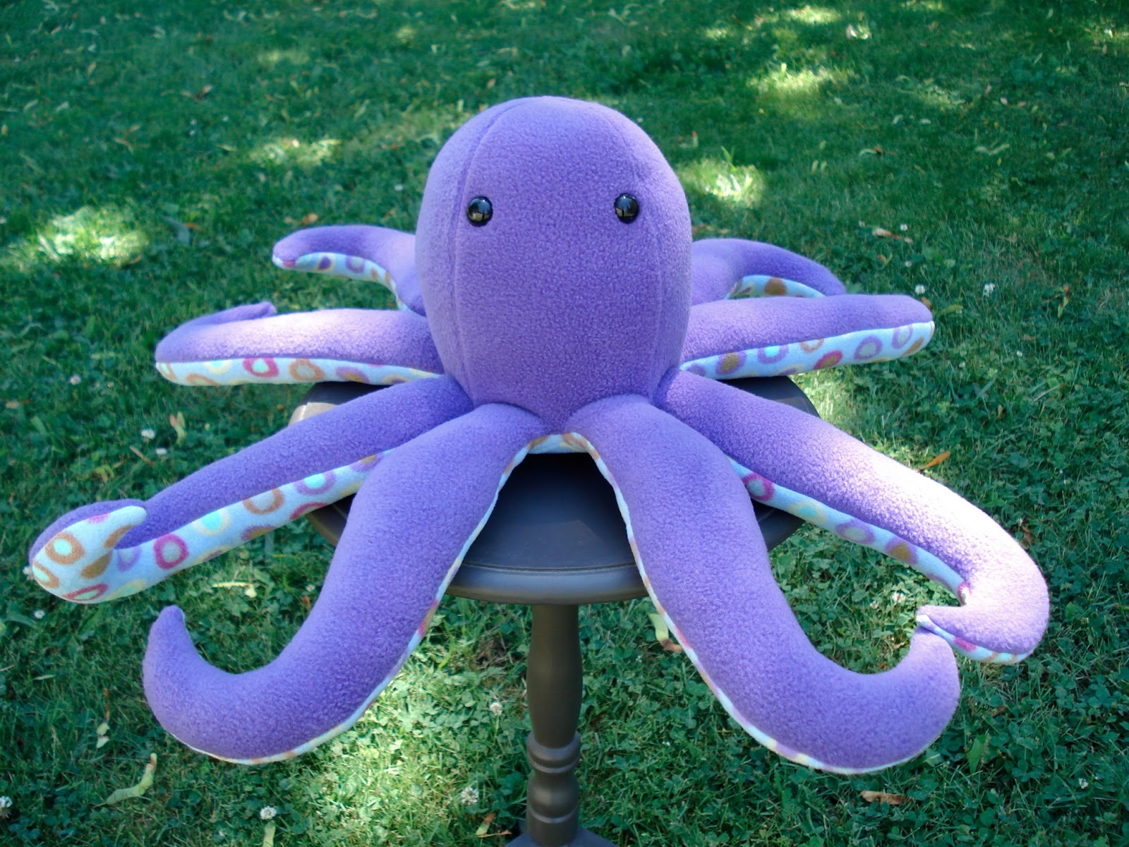 Fleece Menagerie Purple Octopus (SOLD)