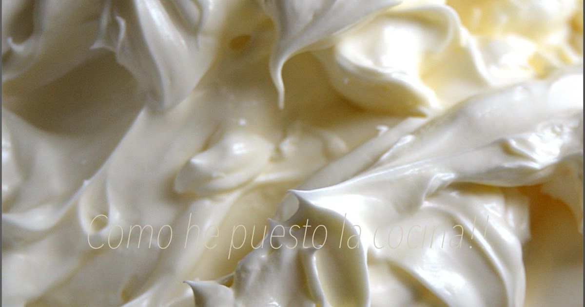 COMO HE PUESTO LA COCINA SWISS MERINGUE BUTTERCREAM (Thermomix)