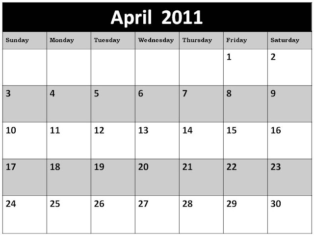 calendar april 2011 images. Blank+calendar+april+2011