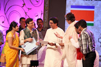 Amitabh & Raj Thackeray at MNCS 7th anniversary function