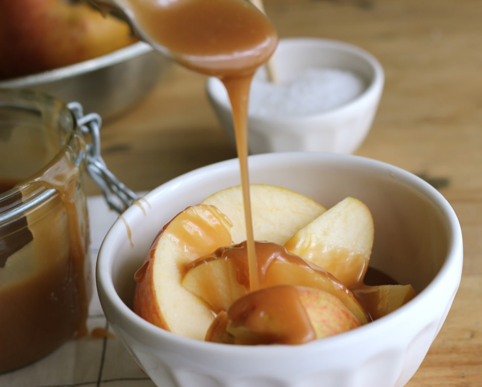 Jenny Steffens Hobick Salted Caramel Sauce Caramel Apples with