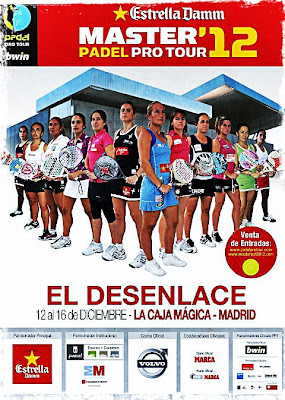 Cartel Master Padel PPT 2012 femenino Cartel Master Padel PPT 2012 femenino