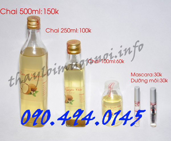 dầu dừa nguyên chất giá sỉ