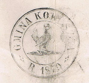 Pieczątka Kokuszki z 1879 roku