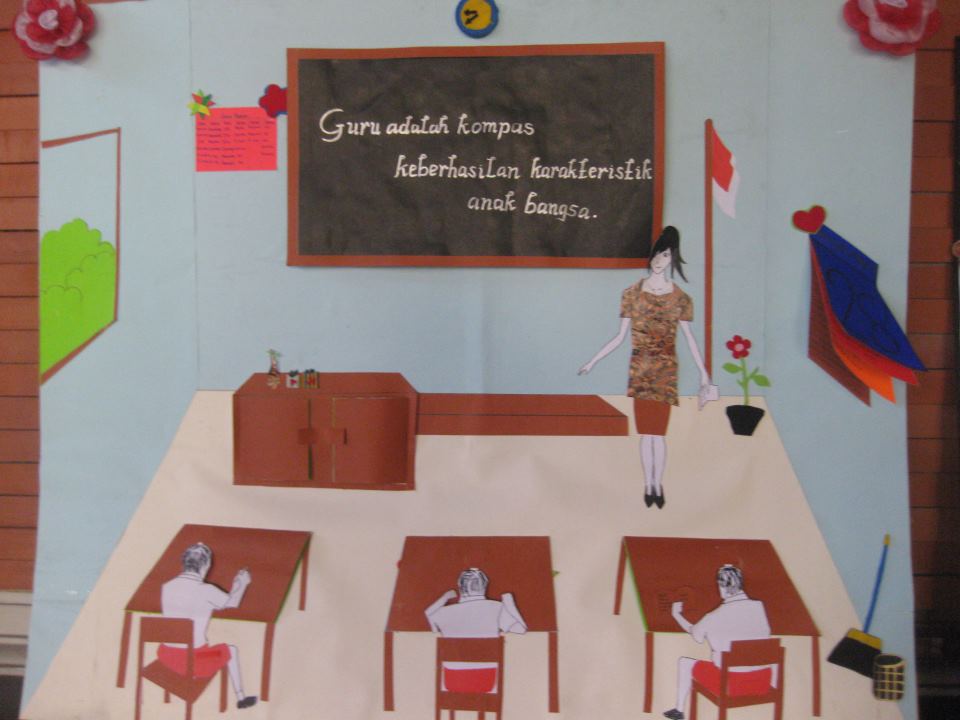 Kicau Inspirasi Majalah dinding hari guru