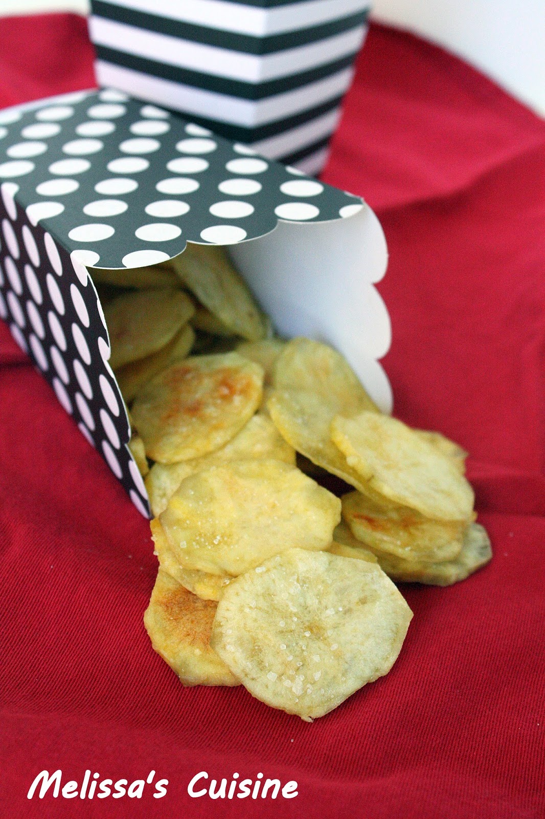 Melissa's Cuisine:  Microwave Potato Chips
