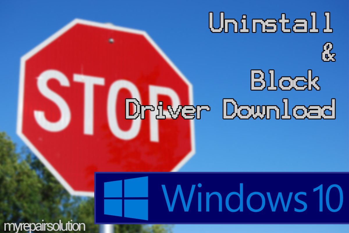 Delete Driver Software Windows 10