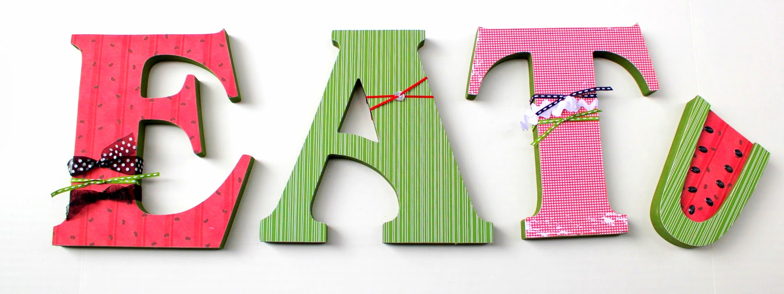 Wood you like to craft? Kitchen EAT LettersCrafty Sisters