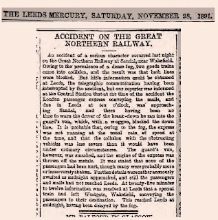 Leeds Mercury Saturday 28th November 1891