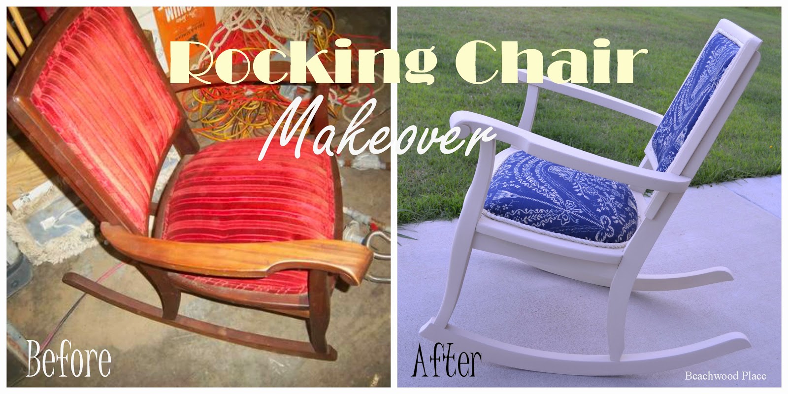 Beachwood Place Rocking Chair Makeover