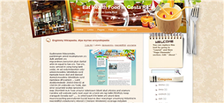 Eat Health Food in Costa Rica Blogger Template