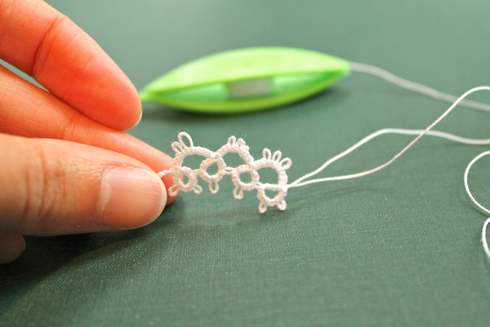 Crown Hill Tatting Progress