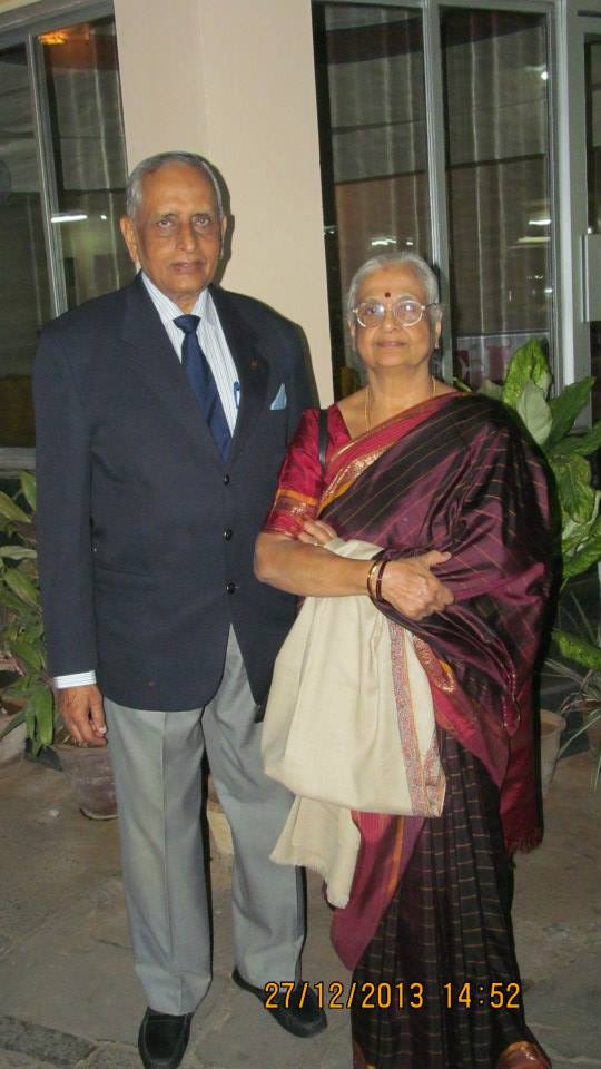 Mrs Uma with Brig N.H.Narayan