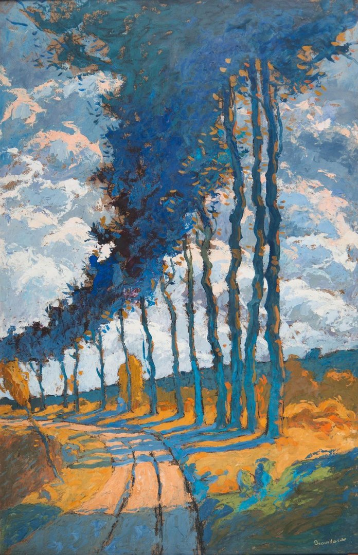 Eugène Brouillard, Деревья на дороге