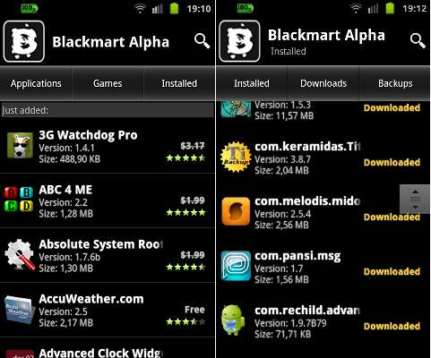 Android Black Market Alpha Download
