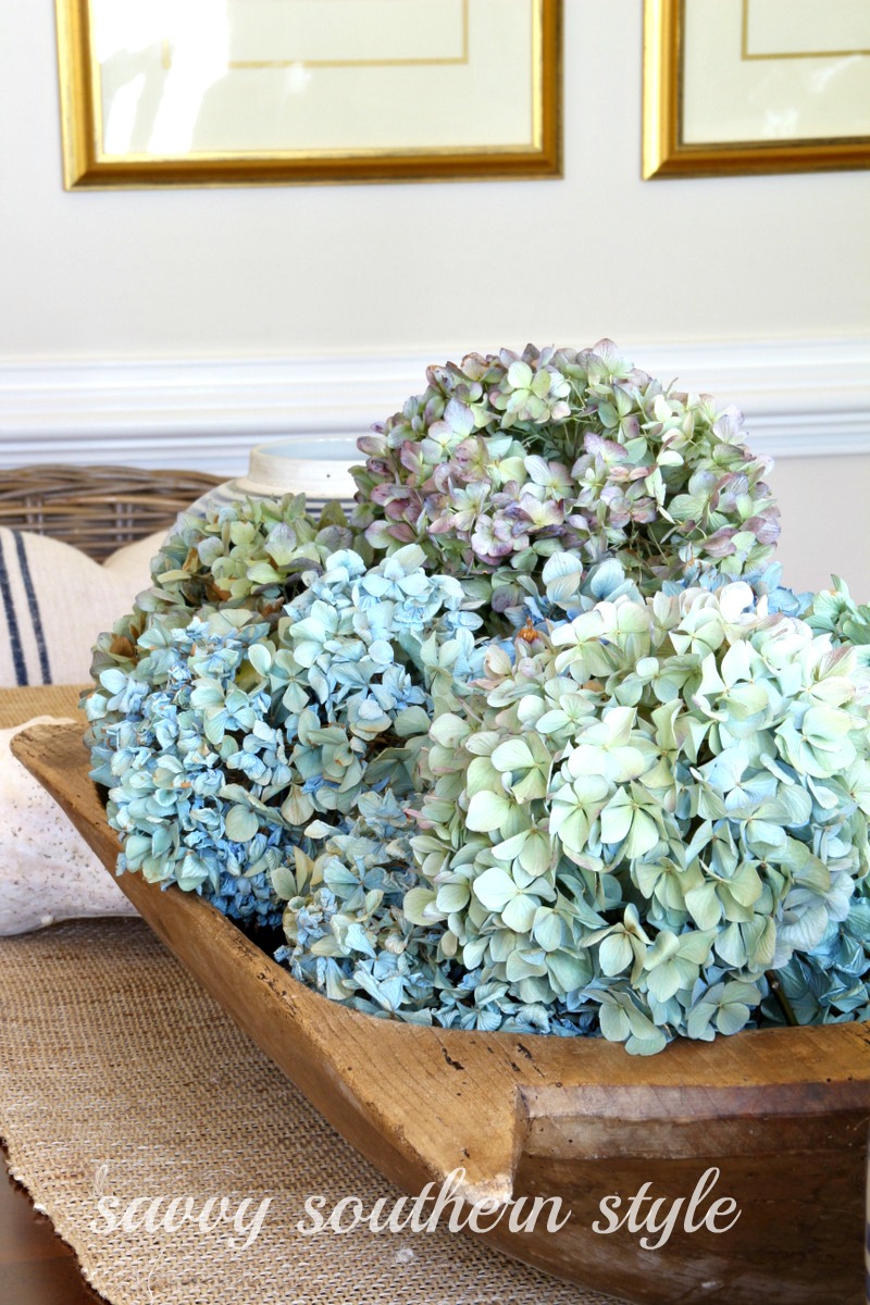 Savvy Southern Style Dried Hydrangeas