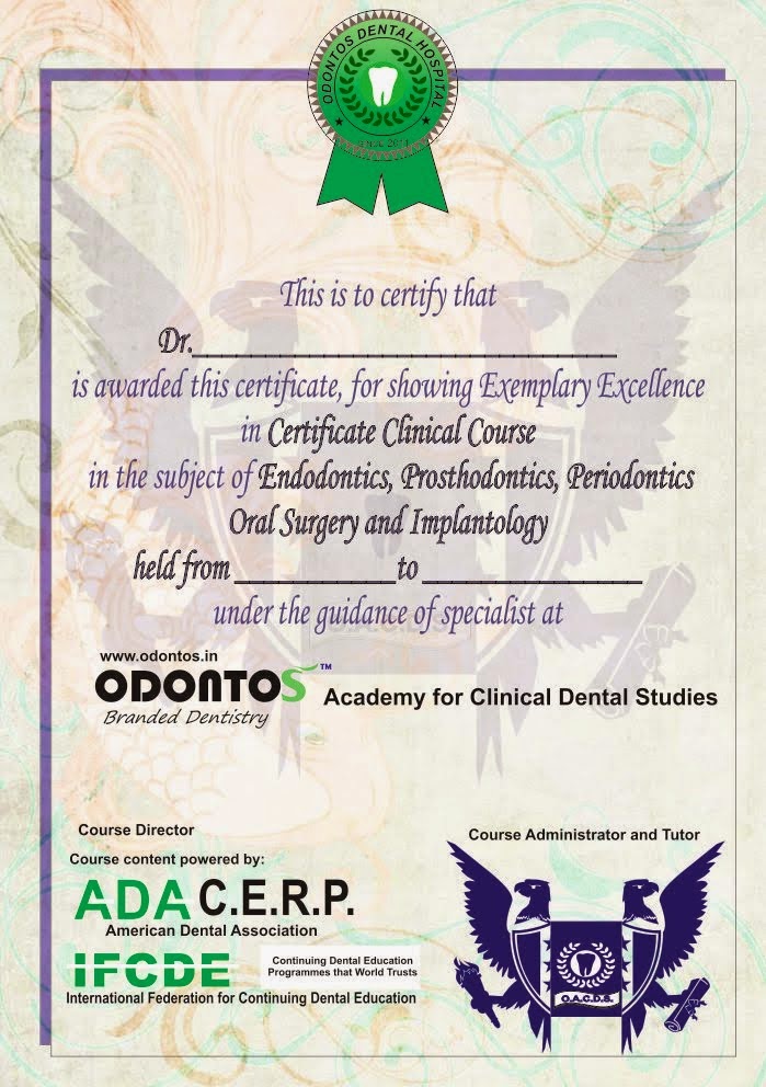 Certificate in General Dentistry